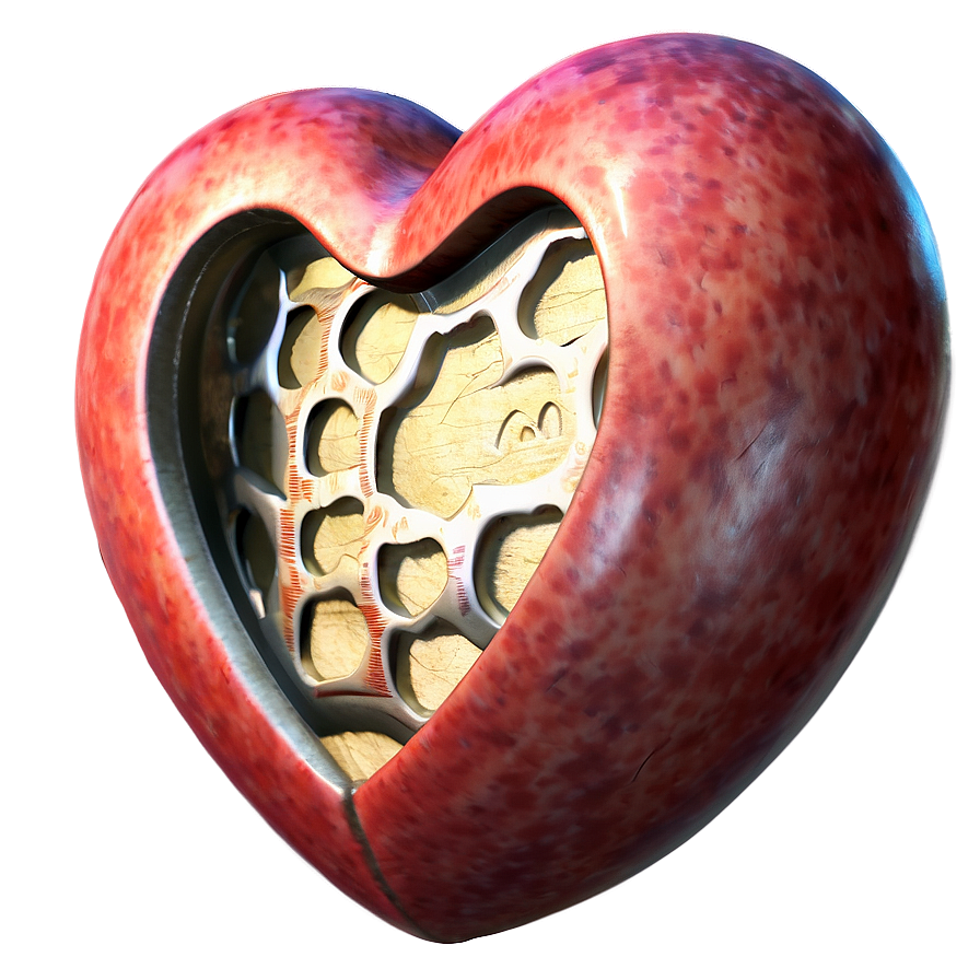 3d Heart Model Png C PNG Image