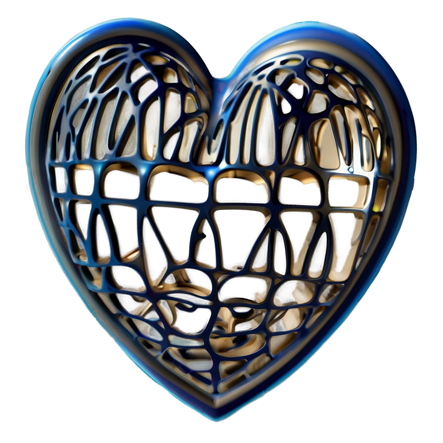 3d Heart Outline Png 05252024 PNG Image