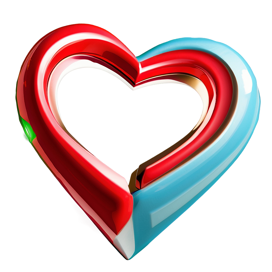 3d Hearts Png 25 PNG Image