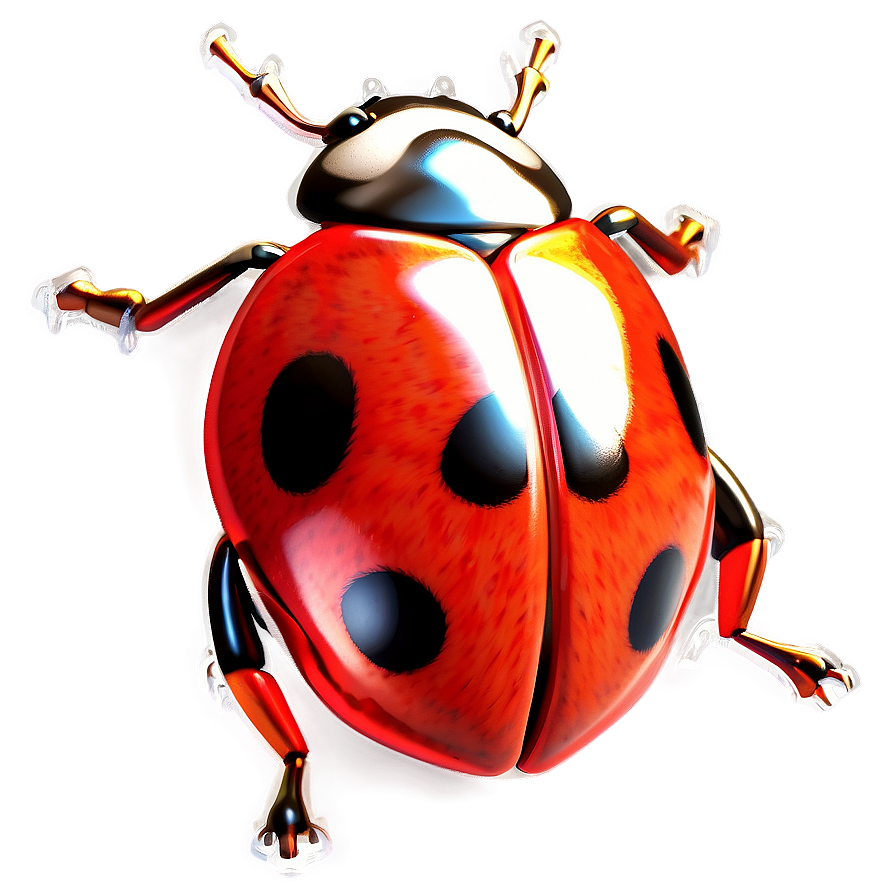 3d Ladybug Render Png Vwv25 PNG Image