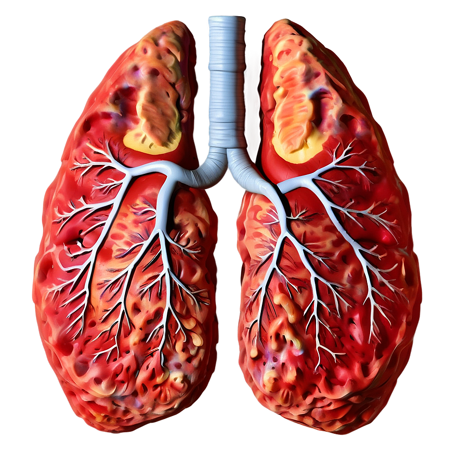 3d Lung Model Png Syl32 PNG Image