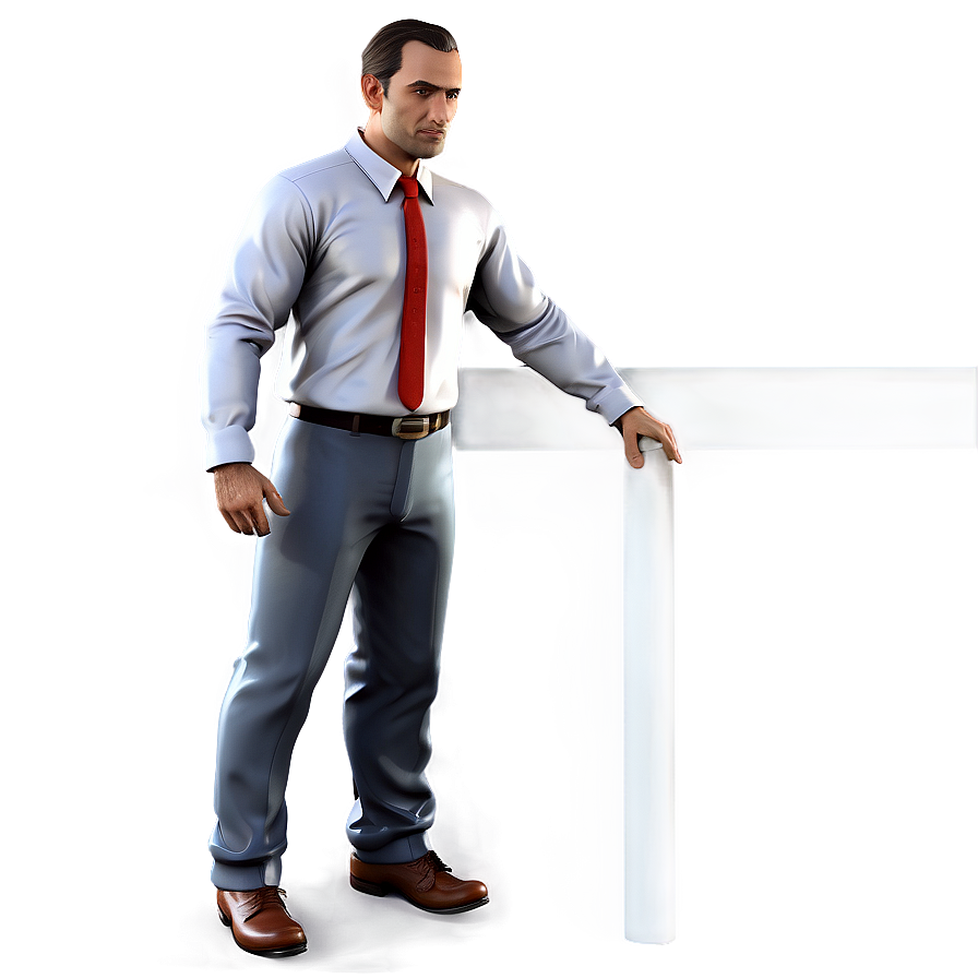 3d Man Model Png Cop47 PNG Image