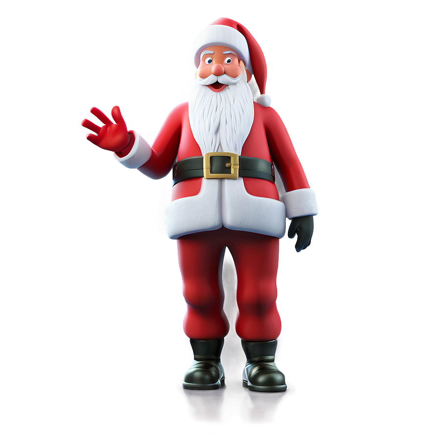 3d Man Santa Claus Png 64 PNG Image