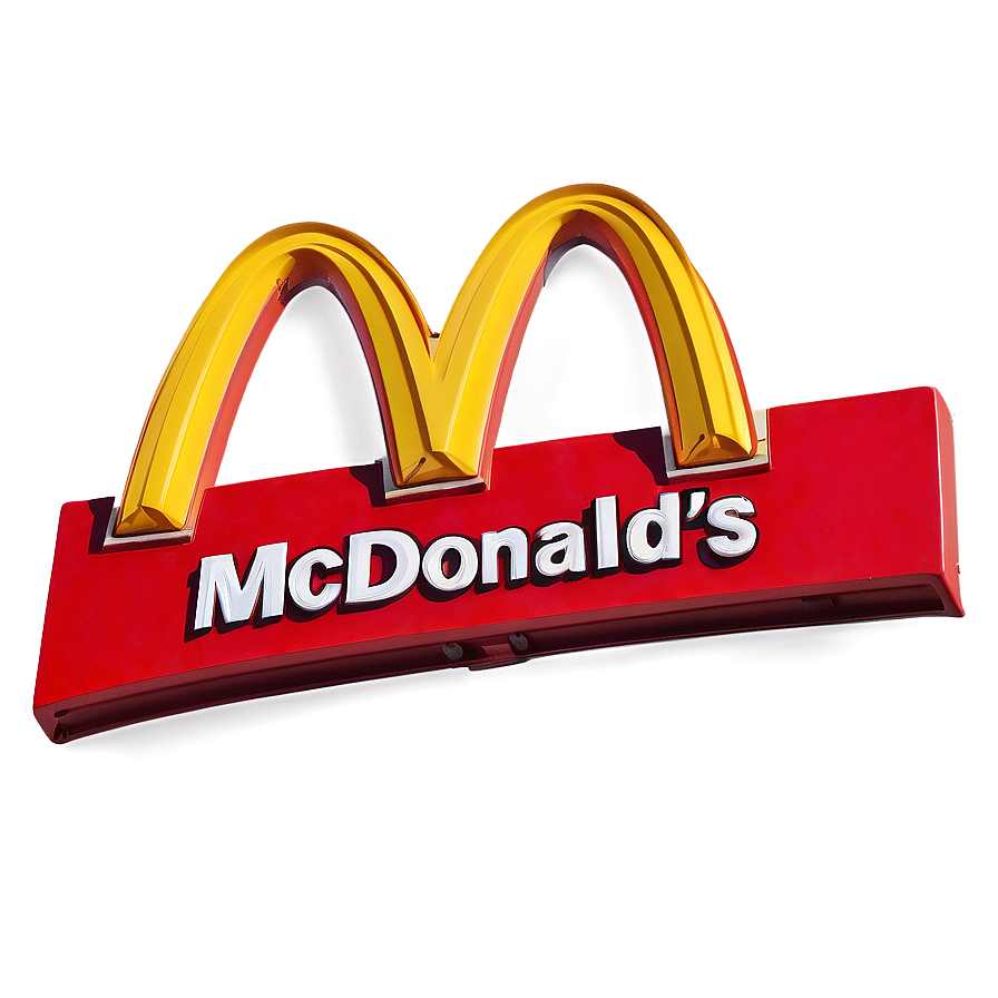 3d Mcdonald's Logo Png Jng PNG Image