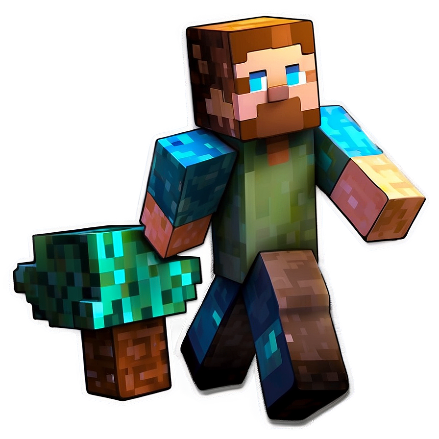 3d Minecraft Characters Png Urv PNG Image