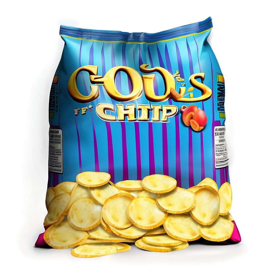 3d Model Bag Of Chips Png 06132024 PNG Image