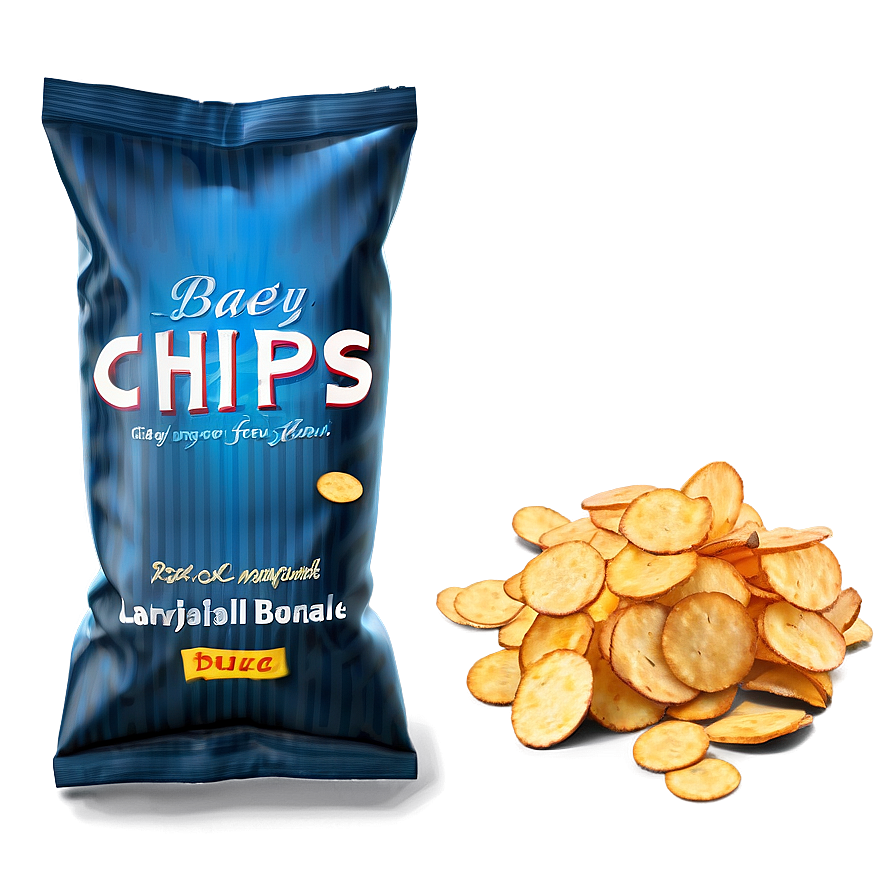 3d Model Bag Of Chips Png 25 PNG Image