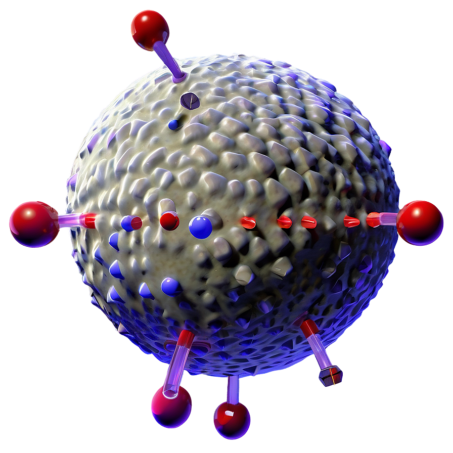 3d Nucleus Model Png Frm31 PNG Image