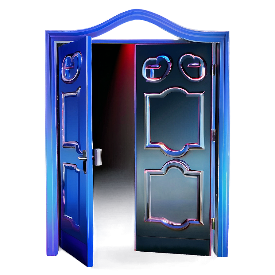 3d Open Door Graphic Png Vax PNG Image