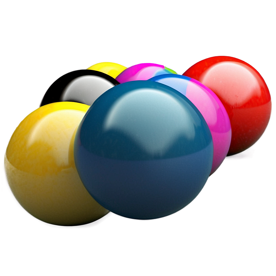 3d Pool Ball Model Png 06212024 PNG Image