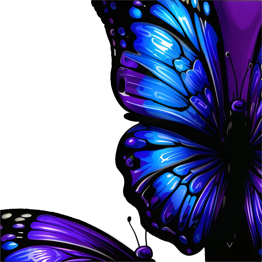 3d Purple Butterfly Png 05232024 PNG Image