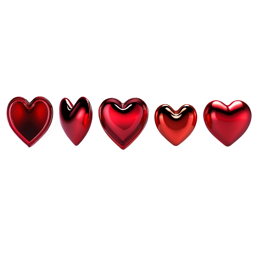 3d Red Heart Png Pnw PNG Image