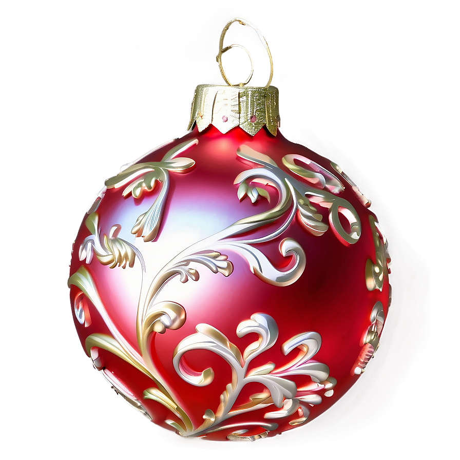 3d Red Ornament Png 06212024 PNG Image