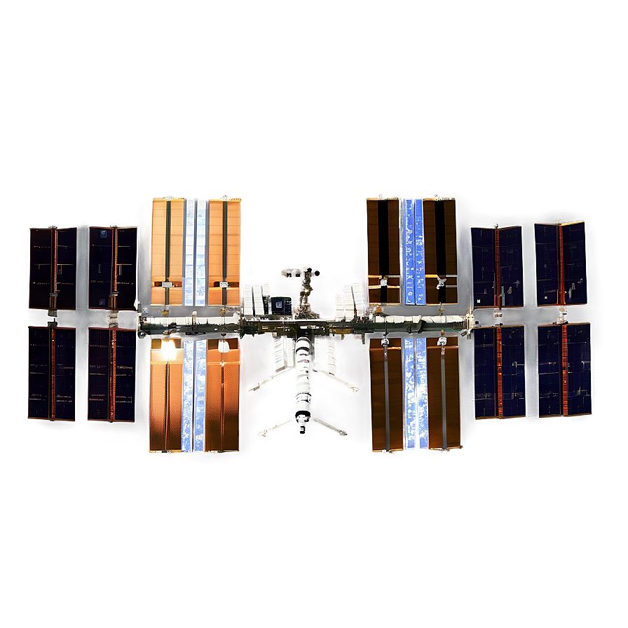 3d Render Of Iss In Space Png Nod PNG Image