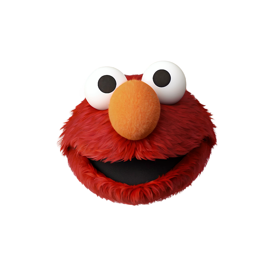 3d Rendered Elmo Face Png 06212024 PNG Image