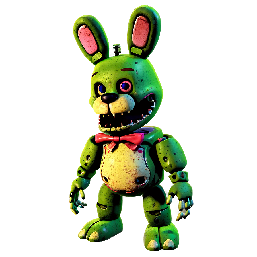 3d Rendered Springtrap Png Flf PNG Image