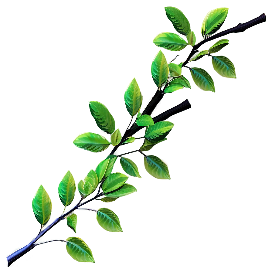 3d Rendered Tree Branch Png Gar PNG Image