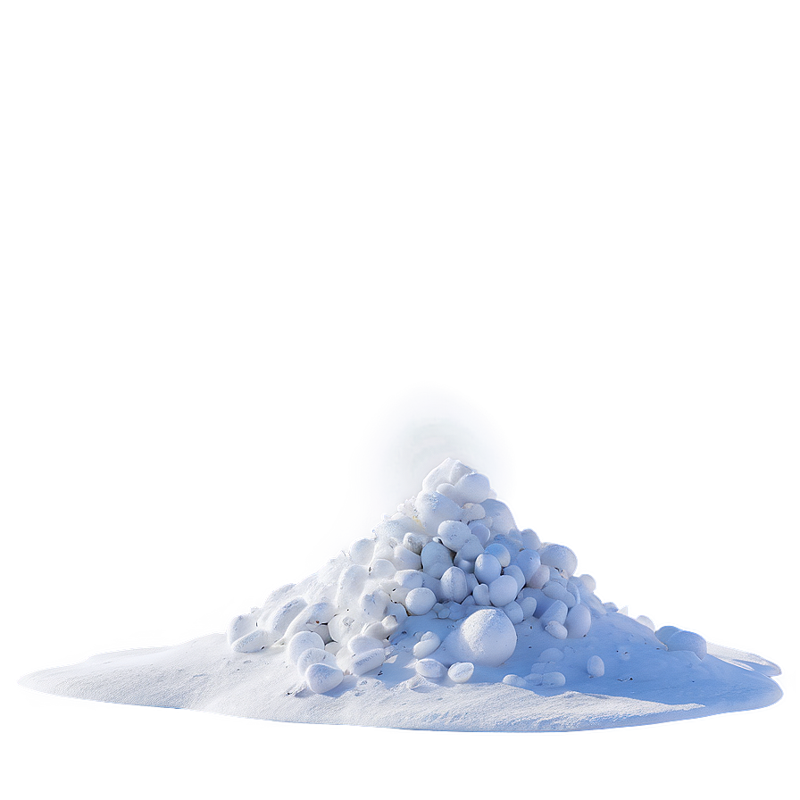 3d Snow Pile Png Hds PNG Image