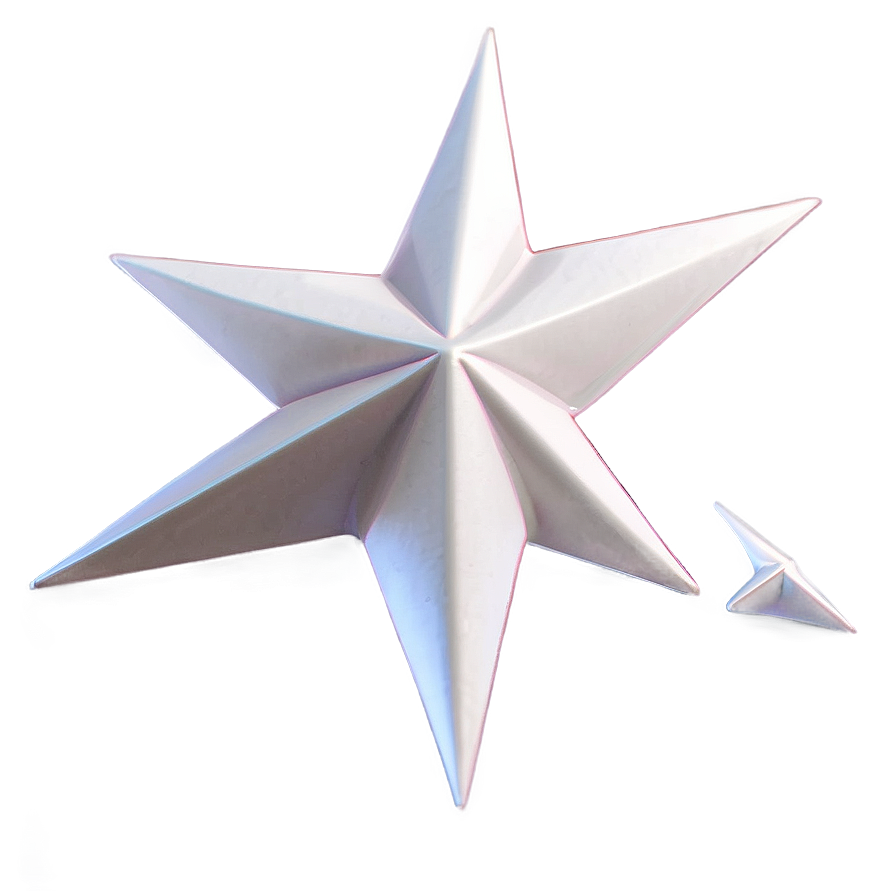 3d White Star Png 05042024 PNG Image