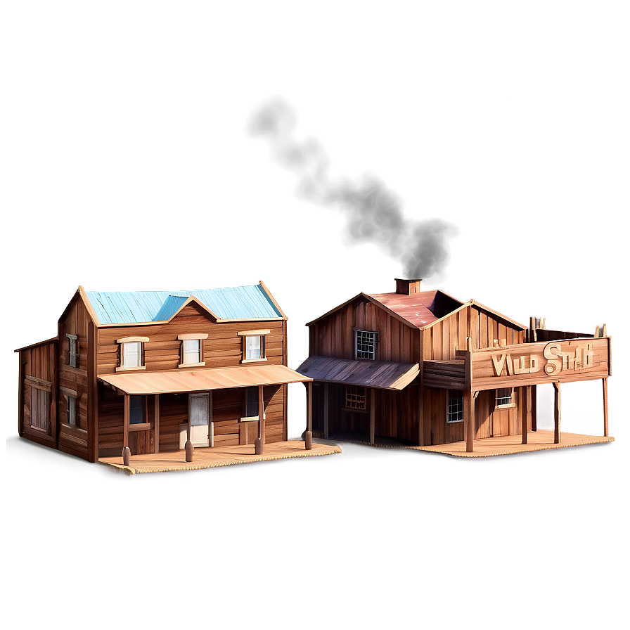 3d Wild West Town Png Lam28 PNG Image