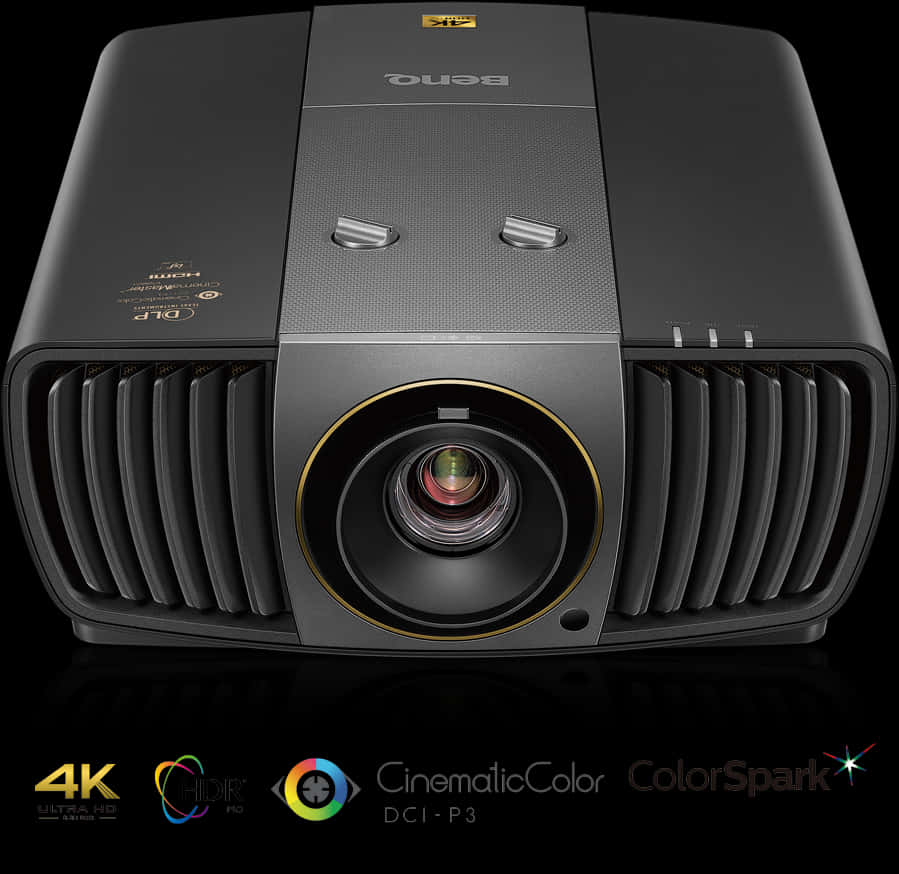 4 K U H D Projector Professional Cinema Quality PNG Image