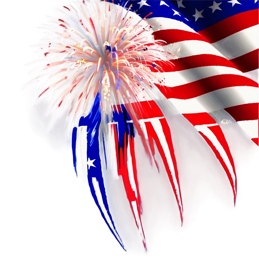 4th Of July Firework Show Png Uft PNG Image