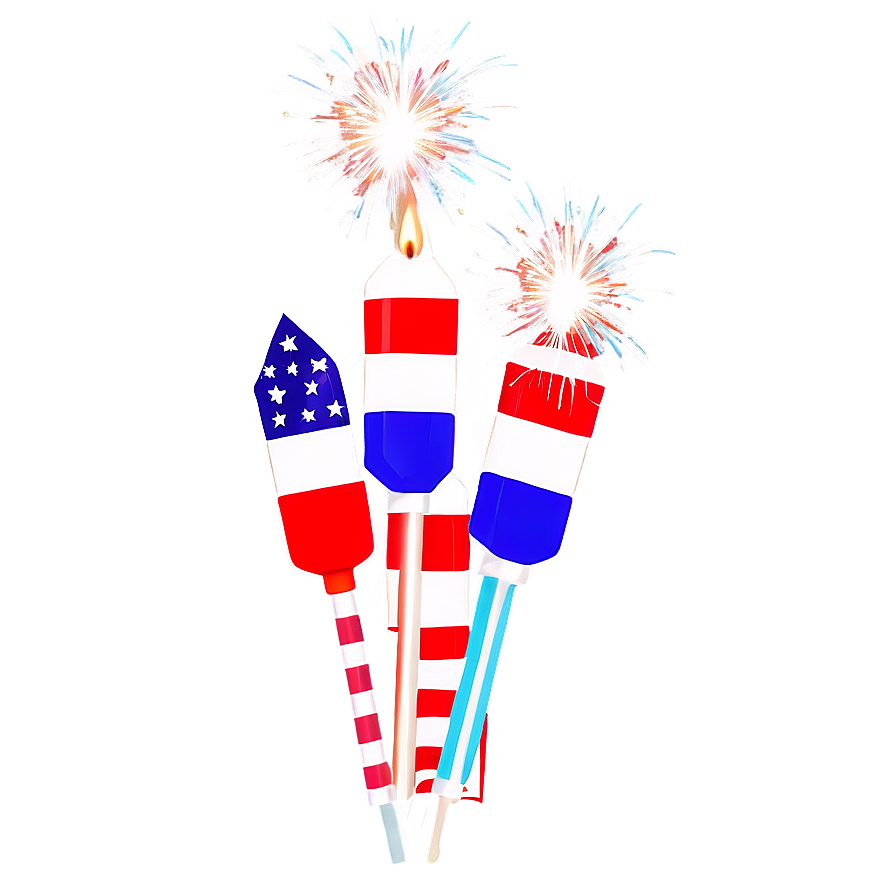 4th Of July Sparklers Png Fja PNG Image