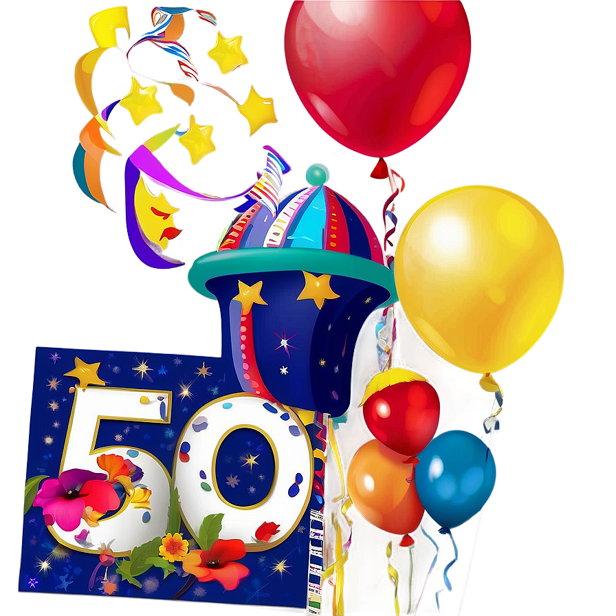 50th Birthday Bonanza Png 06272024 PNG Image