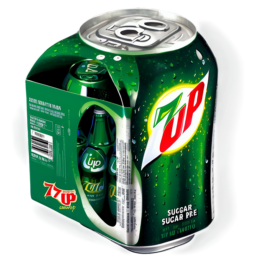 7 Up Sugar-free Soda Png Whr PNG Image