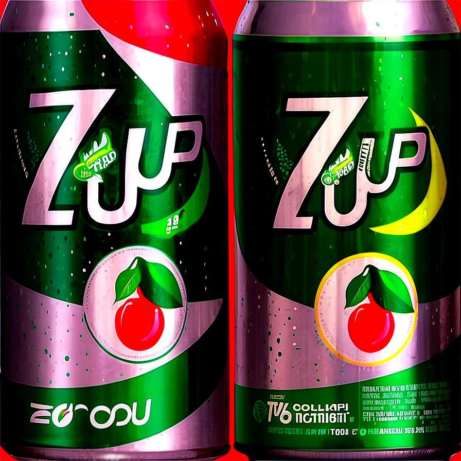 7 Up Zero Sugar Design Png Yno14 PNG Image