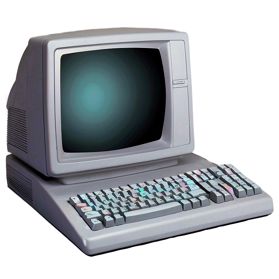 90s Era Desktop Computer Png 8 PNG Image