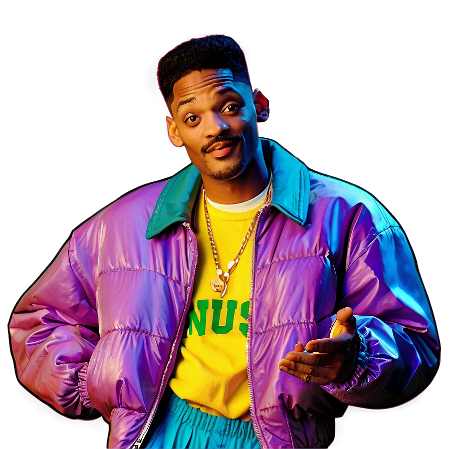 90s Fresh Prince Graphic Png Lcq80 PNG Image