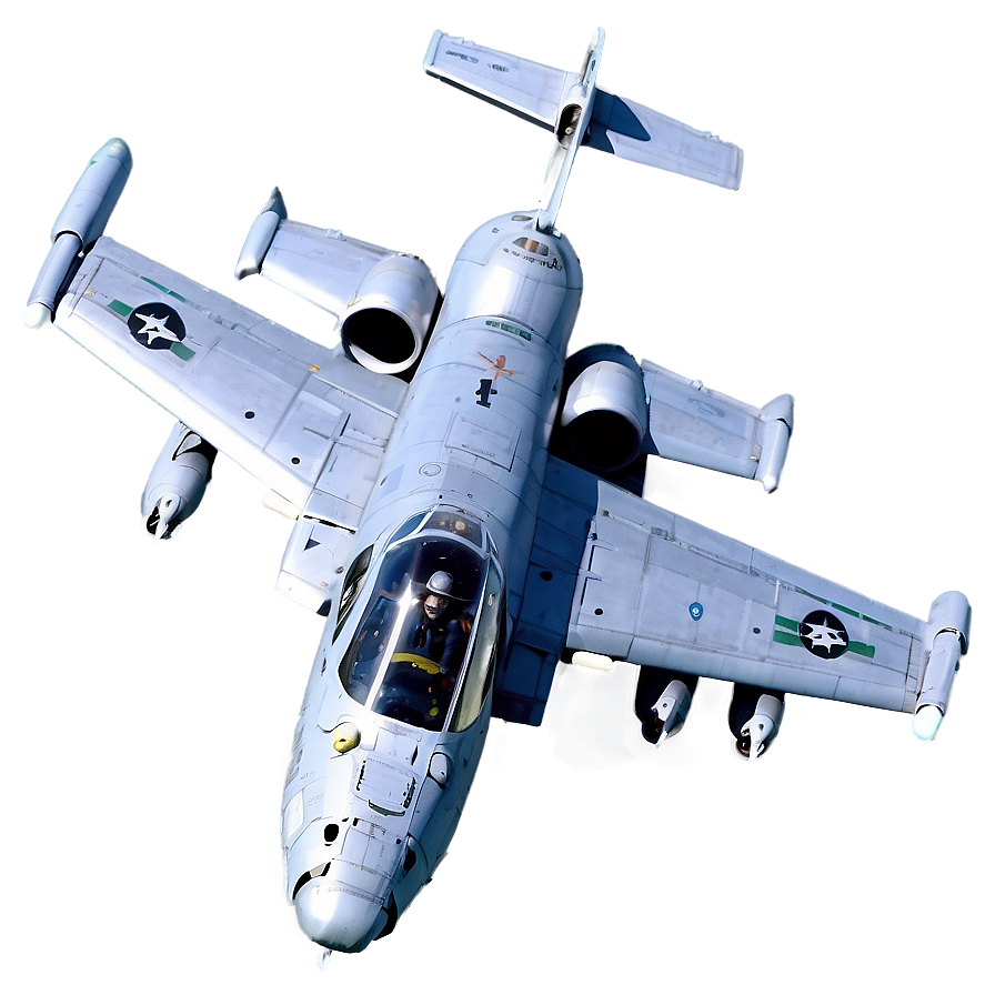 A-10 Warthog Gunship Plane Png Fok PNG Image