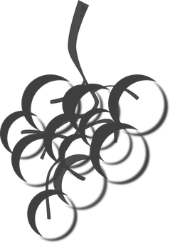 A Bunch Of Circles On A Black Background PNG Image