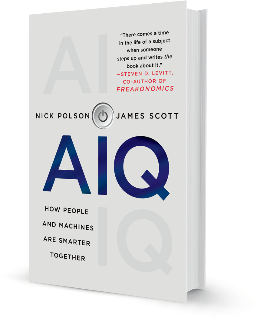 A I Q Book Cover PNG Image