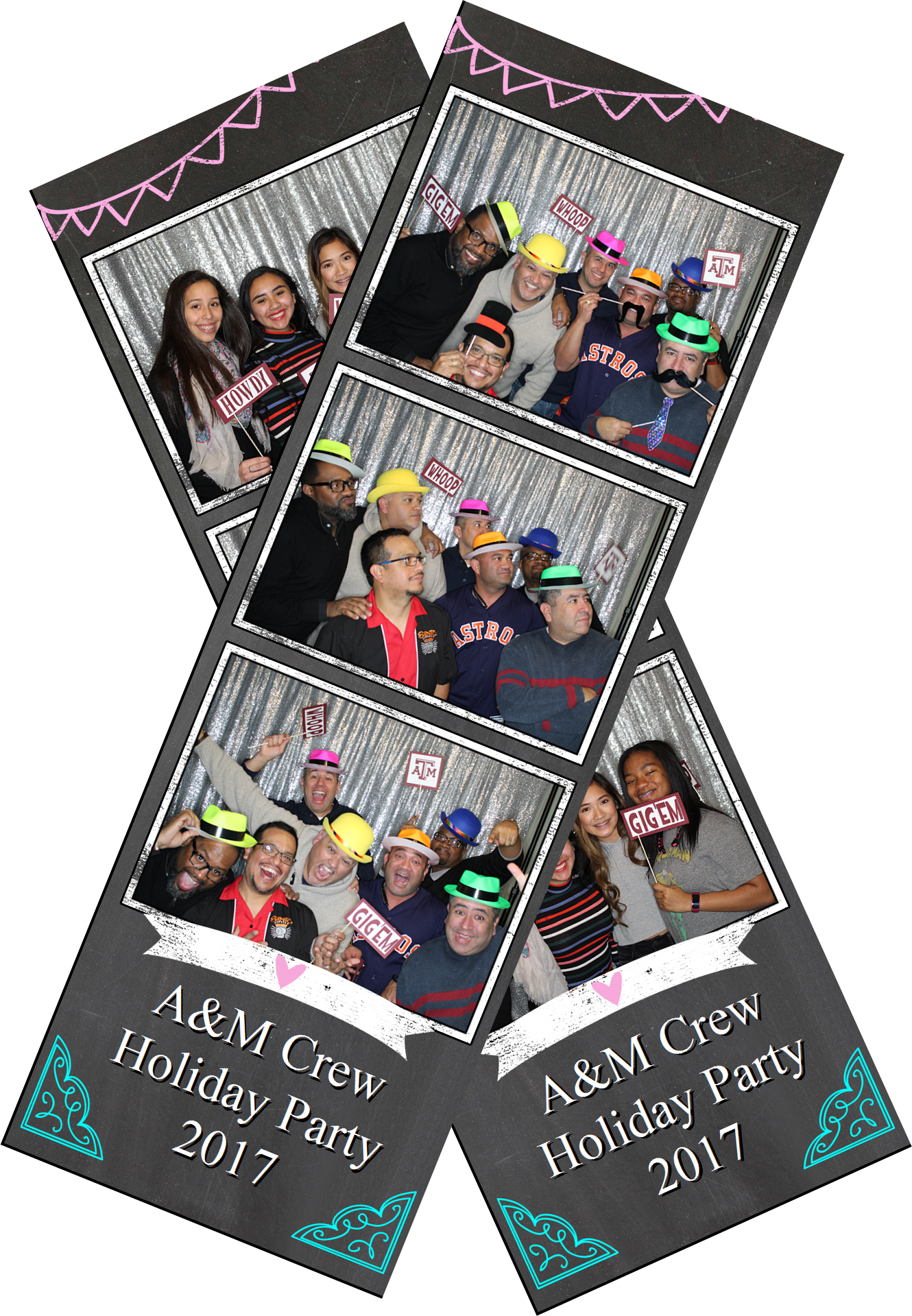 A& M Crew Holiday Party2017 Photobooth PNG Image