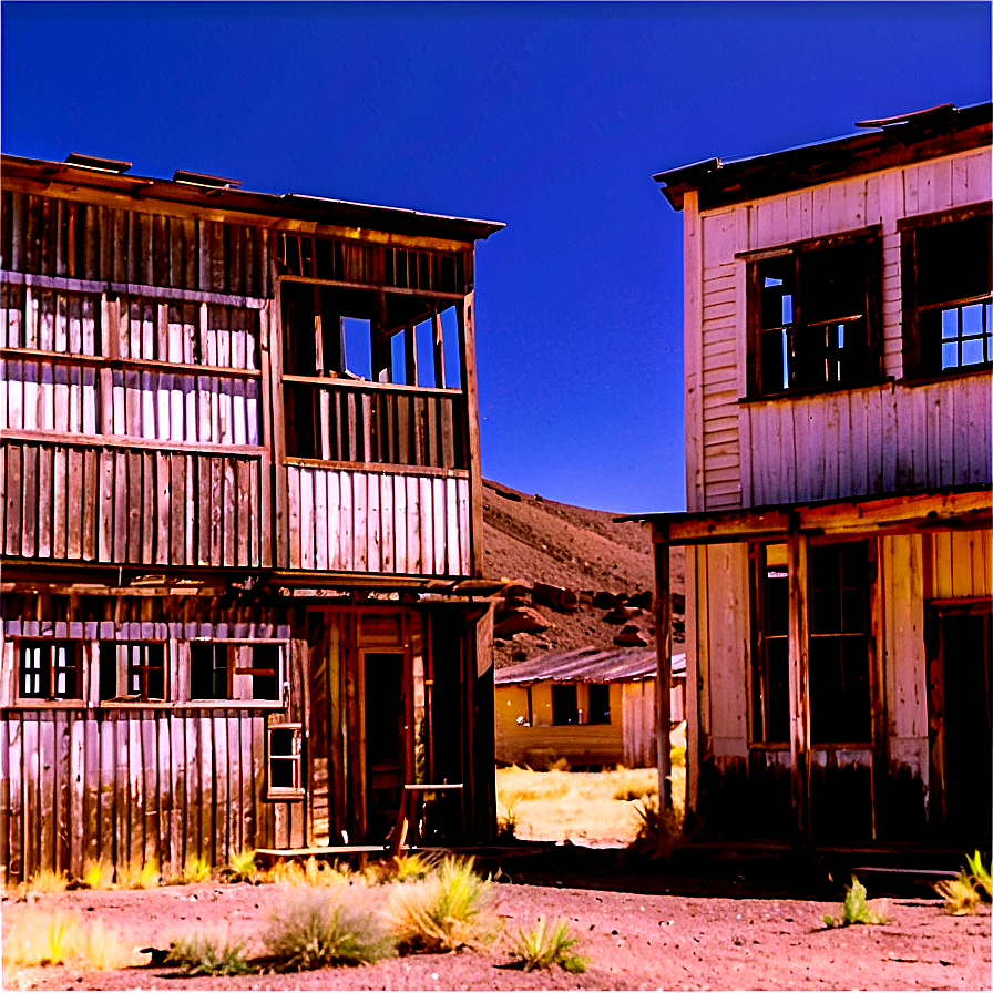 Abandoned Ghost Town Png 06252024 PNG Image