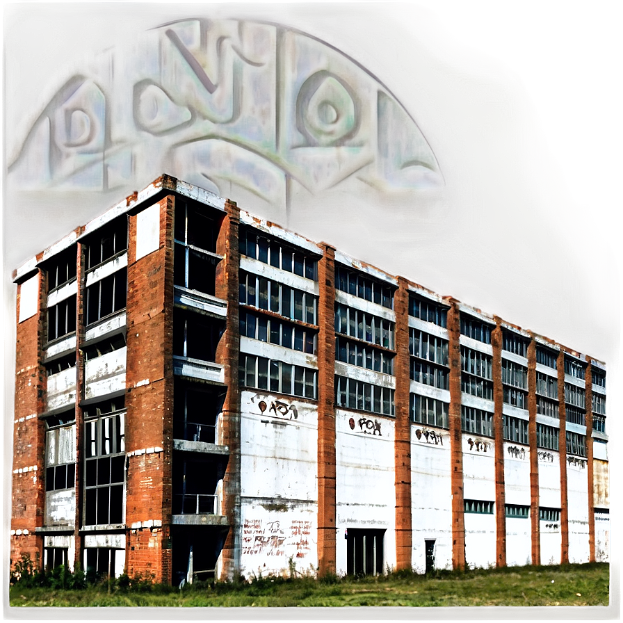 Abandoned Industrial Building Png 62 PNG Image