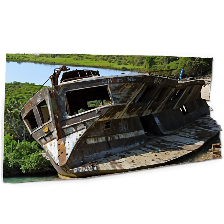 Abandoned Shipwreck Beach Png Ntl69 PNG Image