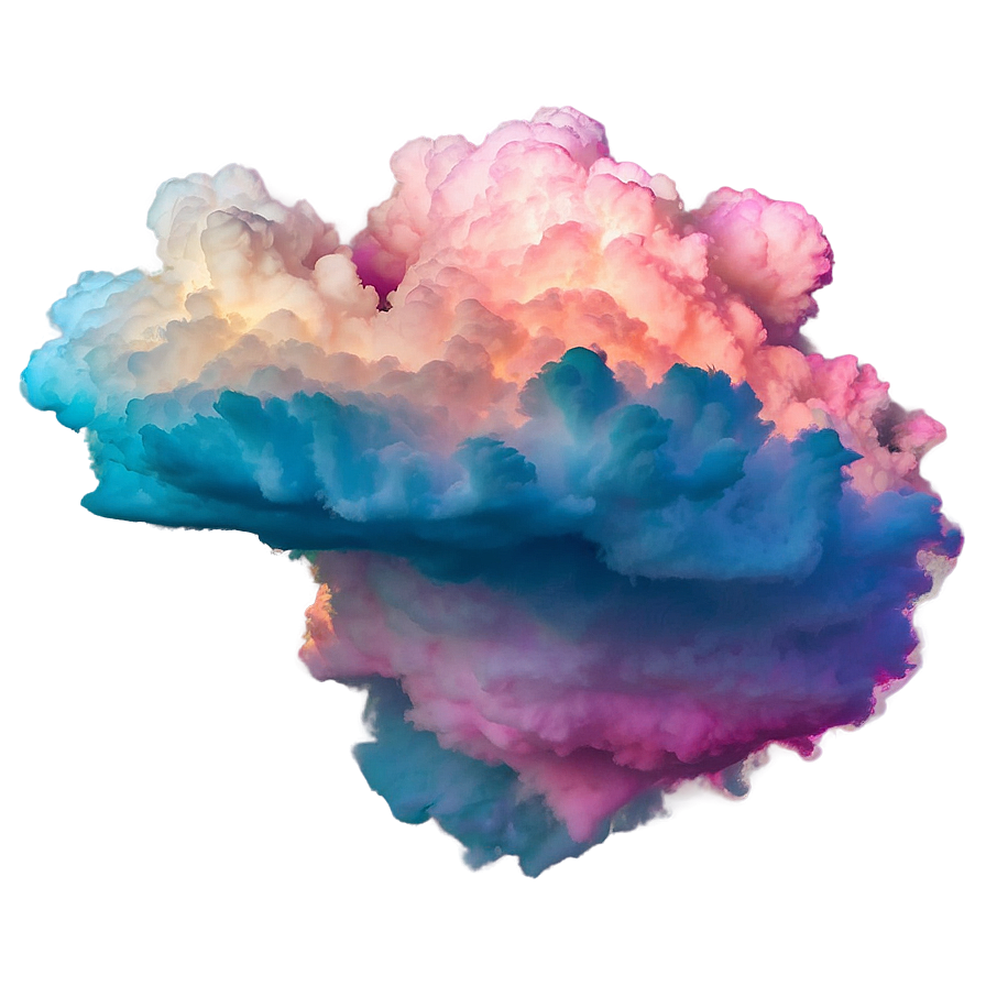 Abstract Aesthetic Cloud Formations Png 06252024 PNG Image