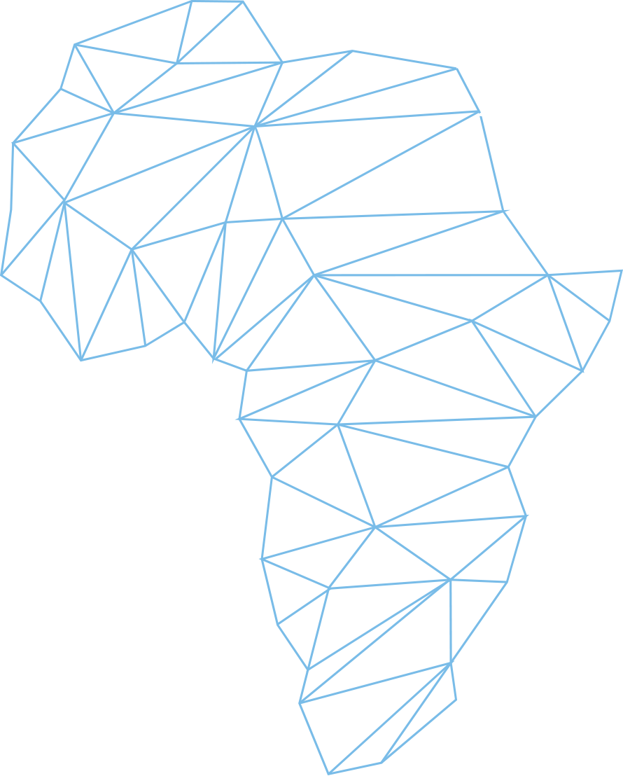 Abstract Africa Continent Outline PNG Image