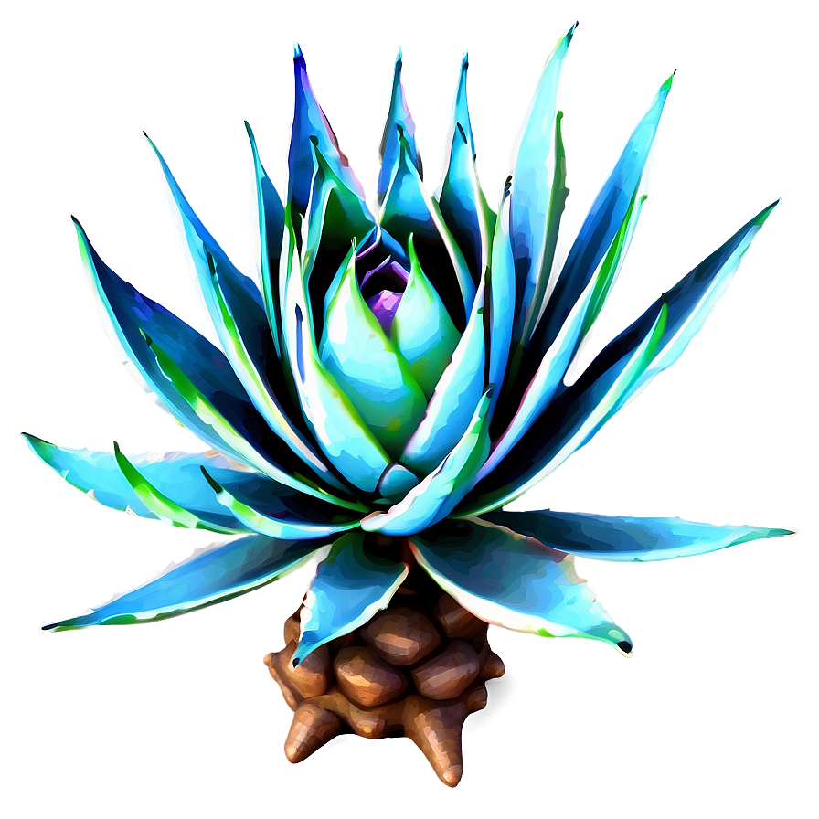 Abstract Agave Plant Png Jfn24 PNG Image