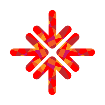 Abstract Arrow Starburst Pattern PNG Image