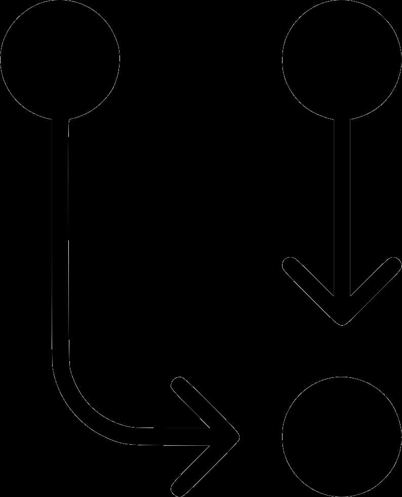 Abstract Arrows Diagram Black PNG Image