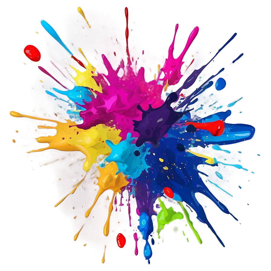 Abstract Art Splatter Png Hhw88 PNG Image