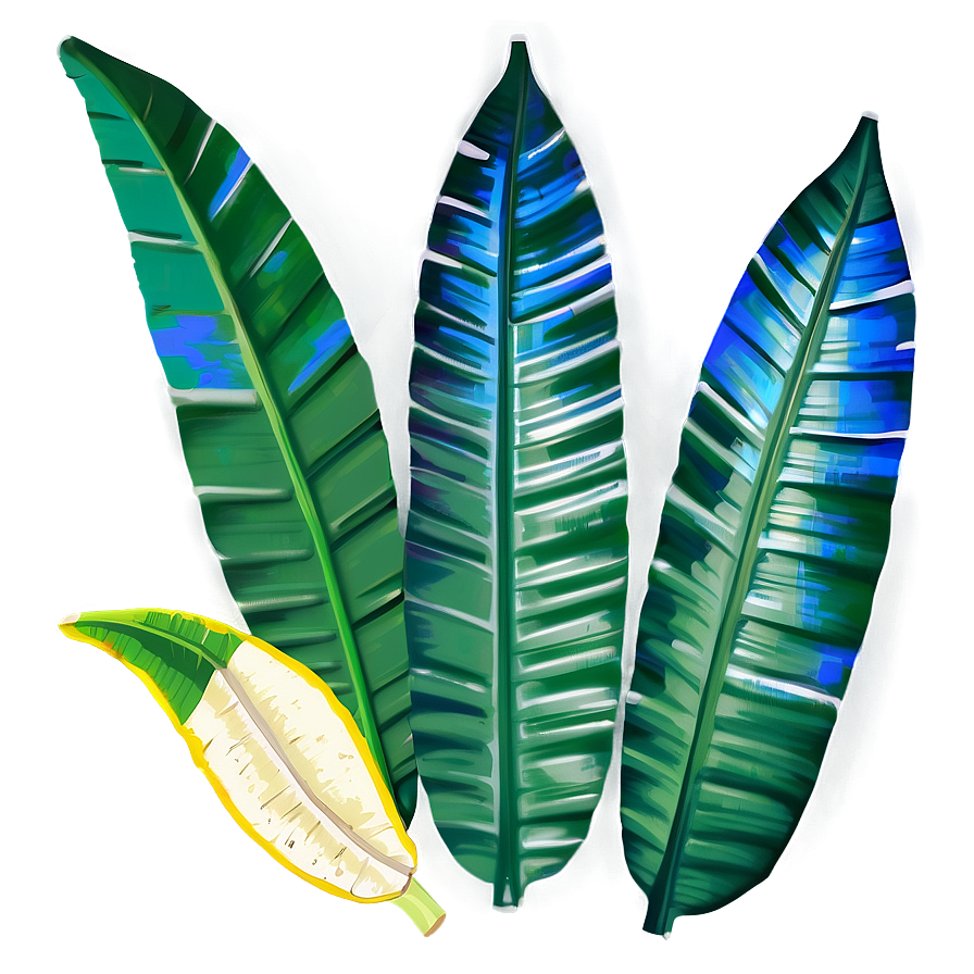 Abstract Banana Leaf Png Xyy85 PNG Image