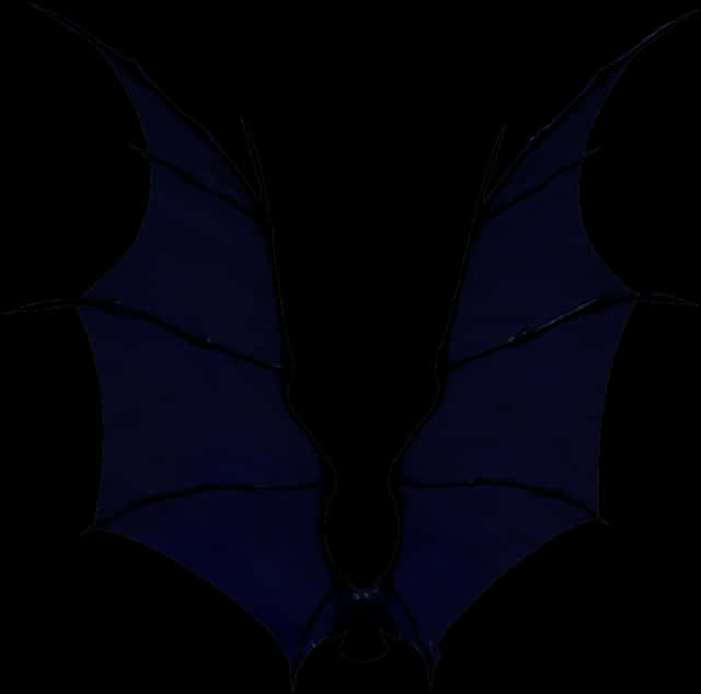 Abstract Bat Wings Silhouette PNG Image