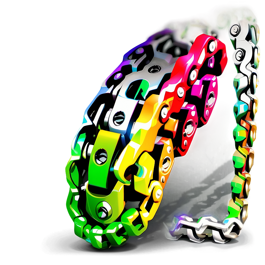 Abstract Bike Chain Concept Png 06292024 PNG Image