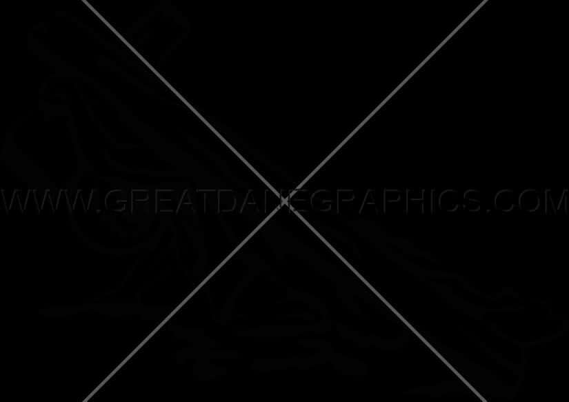 Abstract Black Cross Design PNG Image