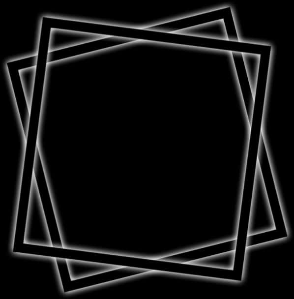 Abstract Black Frames White Border PNG Image